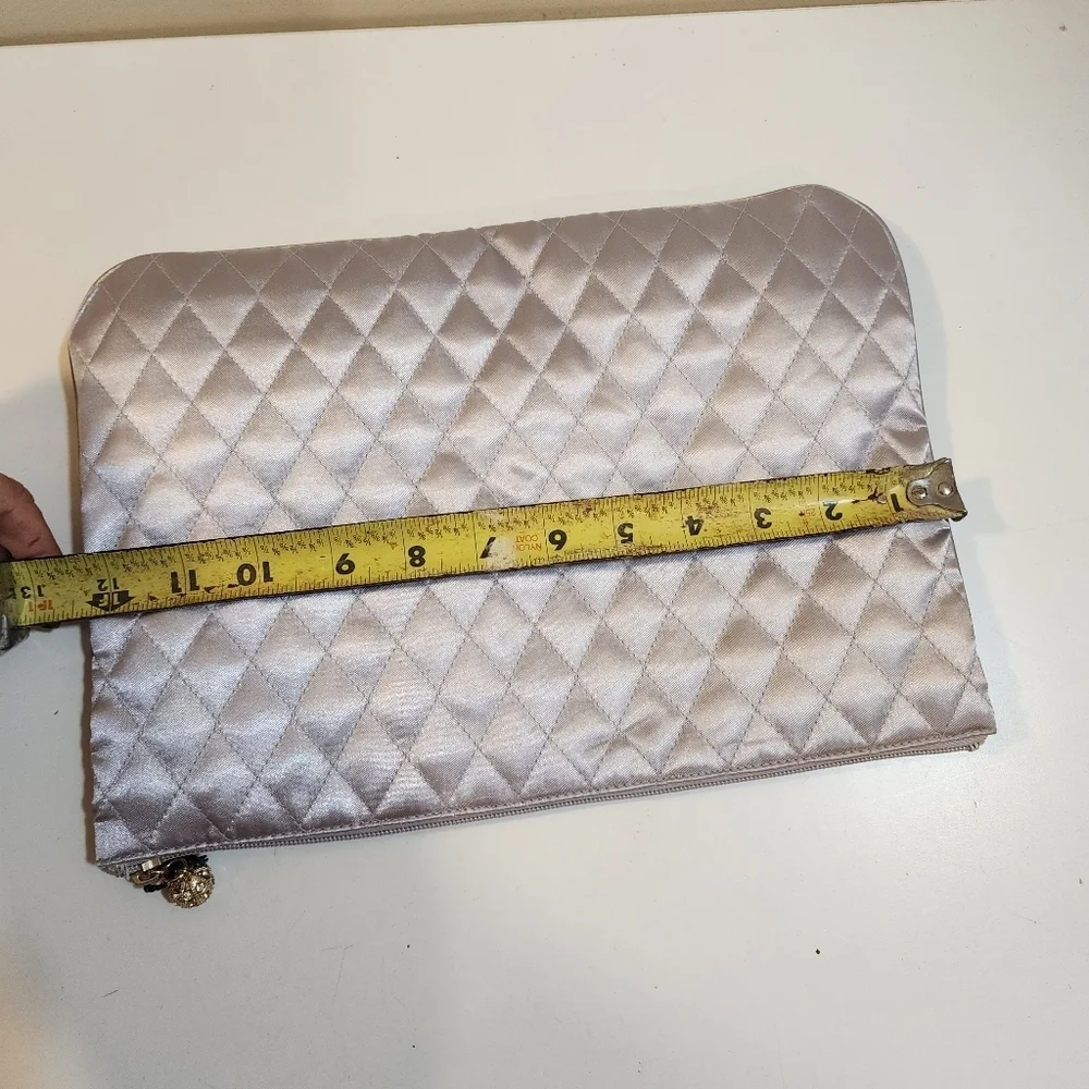 Marco Avane Gray Satchel Cosmetic bag NWT